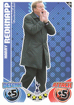 Harry Redknapp Tottenham Hotspur 2010/11 Topps Match Attax Manager #460